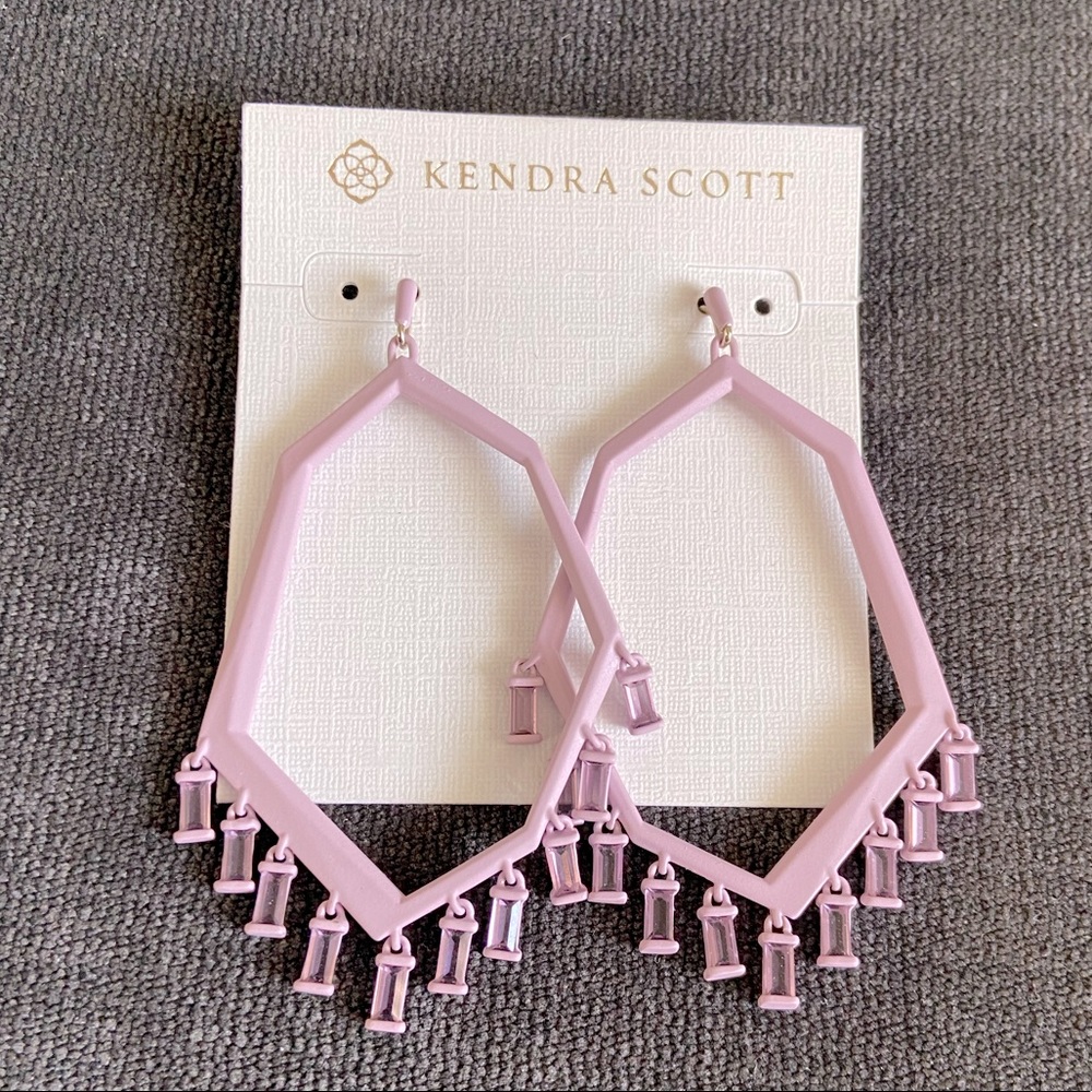 Kendra Scott Matte Lilac Thomas Earrings